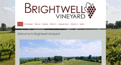 Desktop Screenshot of brightwellvineyard.co.uk