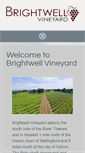 Mobile Screenshot of brightwellvineyard.co.uk